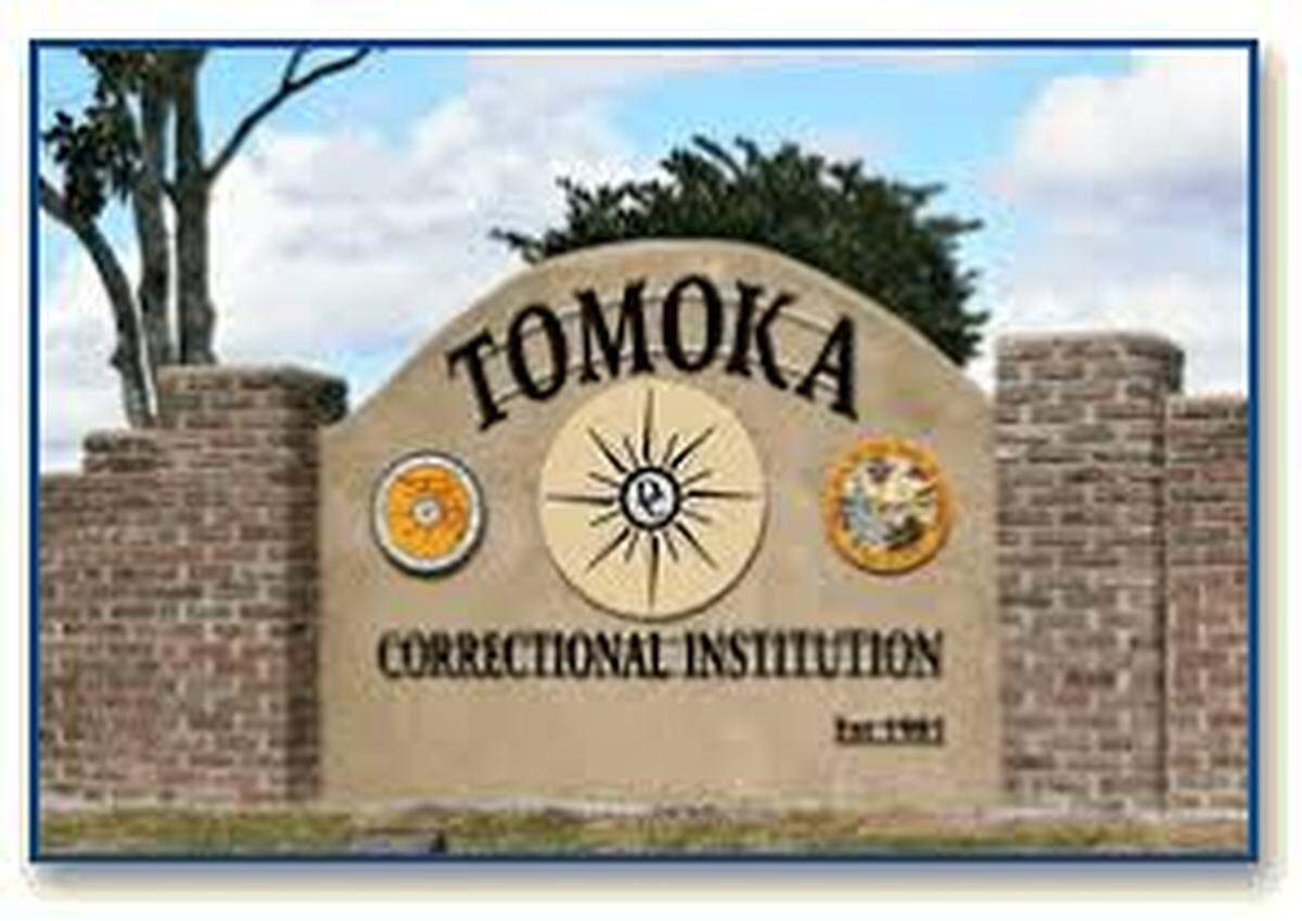 The entrance to Florida’s Tomoka prison.