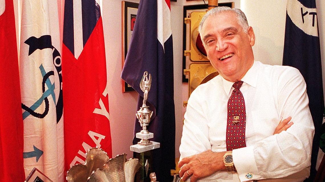 Archive photo of Carlos Arboleya in his office next door to his residence.