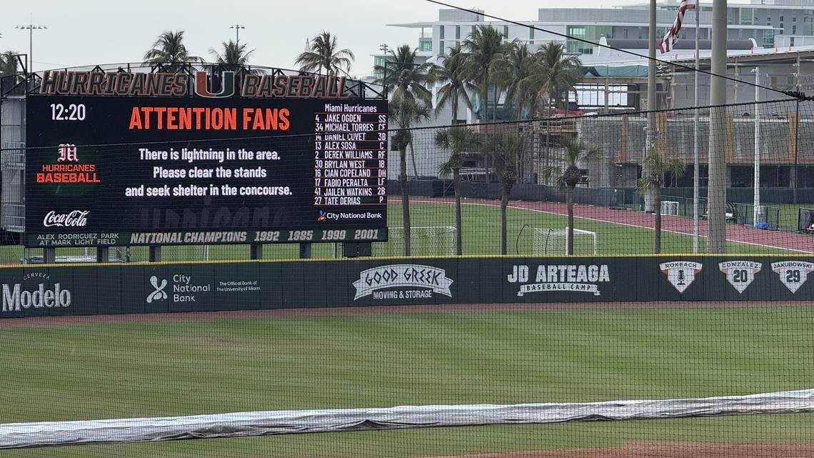 Miami series finale vs Florida canceled due to weather. What’s next for UM?