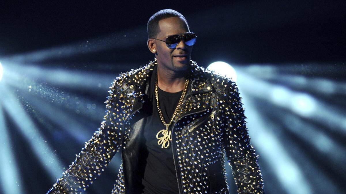 R. Kelly performs in 2013 at the BET Awards in Los Angeles.