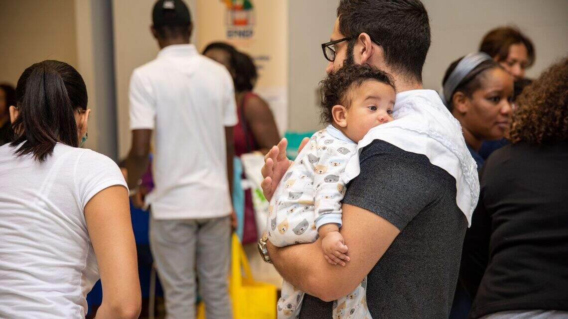 At this baby shower, knowledge on raising kids in today’s times is what is celebrated