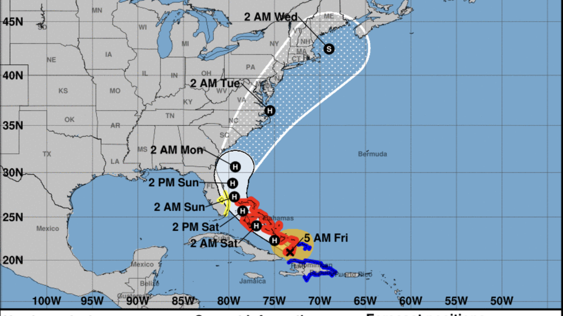Isaias has become a Category 1 hurricane as it heads toward Bahamas and South Florida