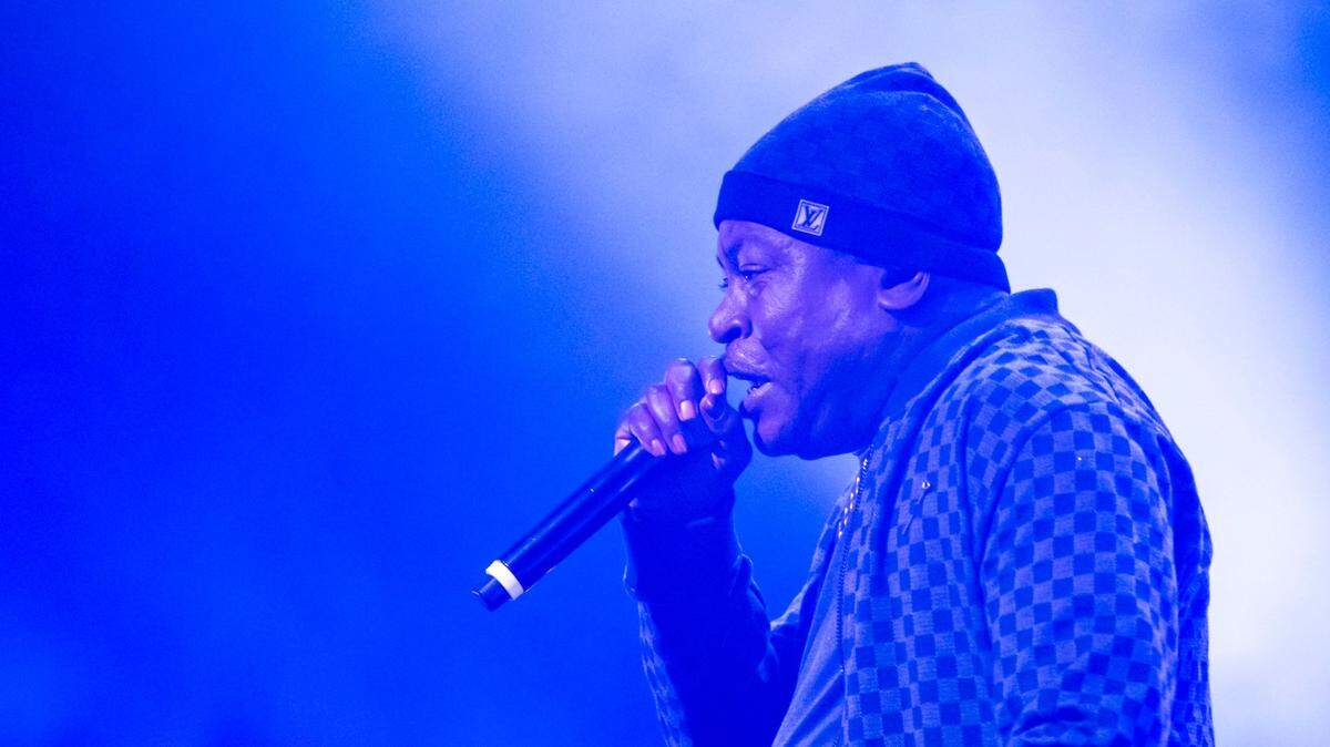Trick Daddy performs at his 25th Anniversary Show at the James L. Knight Center in Miami, Florida, on Sunday, April 16, 2022.