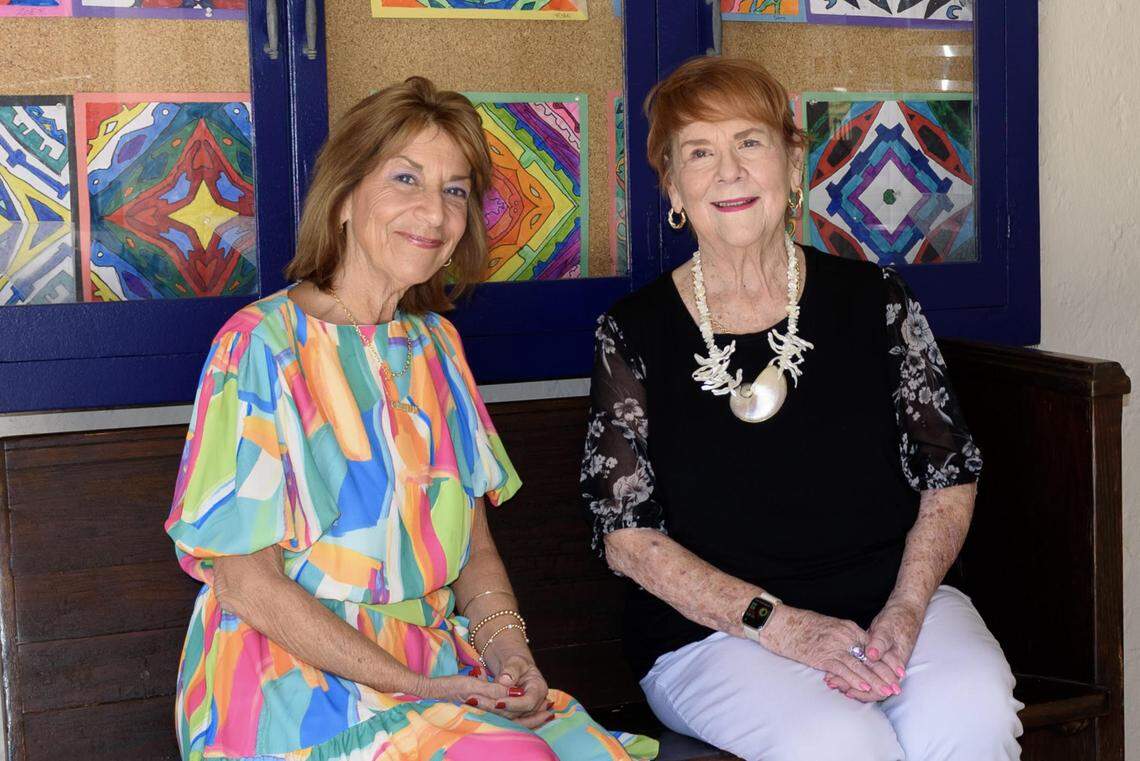 Current head of school Arvi Balseiro and former head Joan Lutton are celebrating 100 years of history at Cushman School.