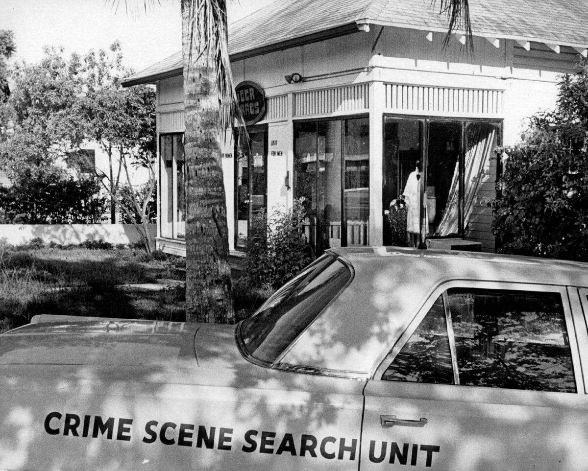 The Tiger Rags Shop in 1970, a hippie hangout in the Grove.