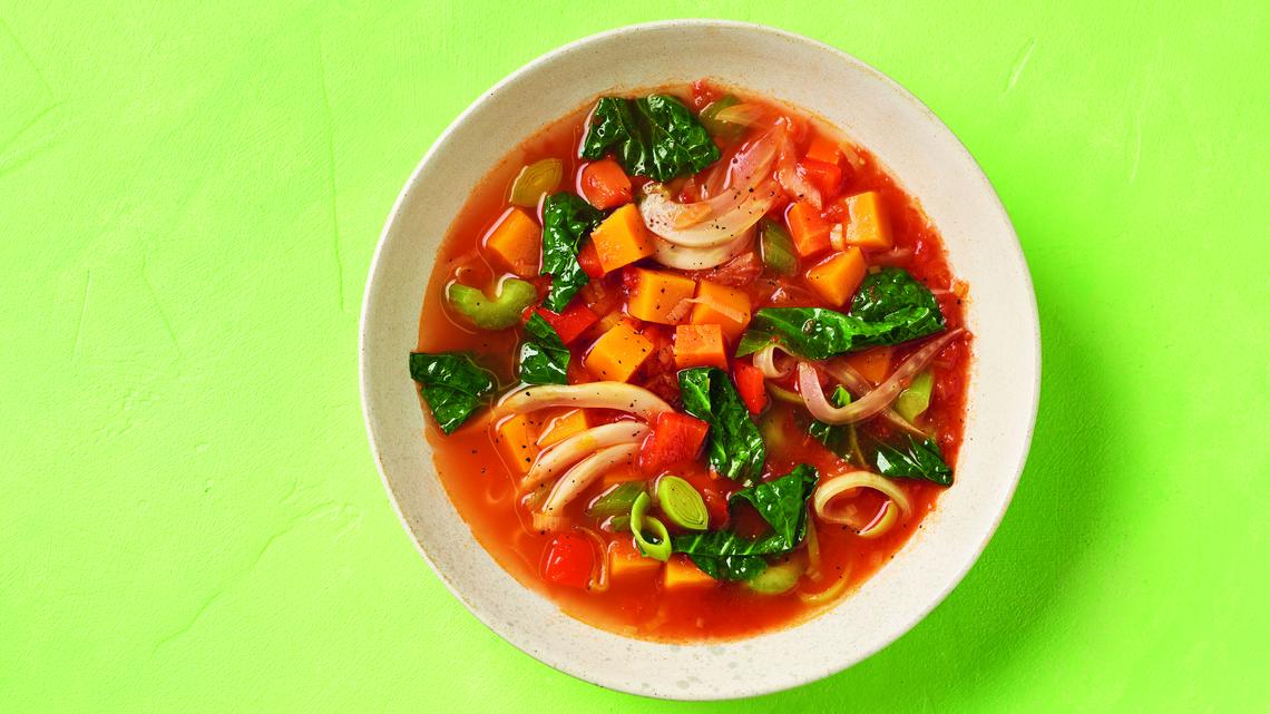 This homemade 10-vegetable soup is perfect for a chilly day