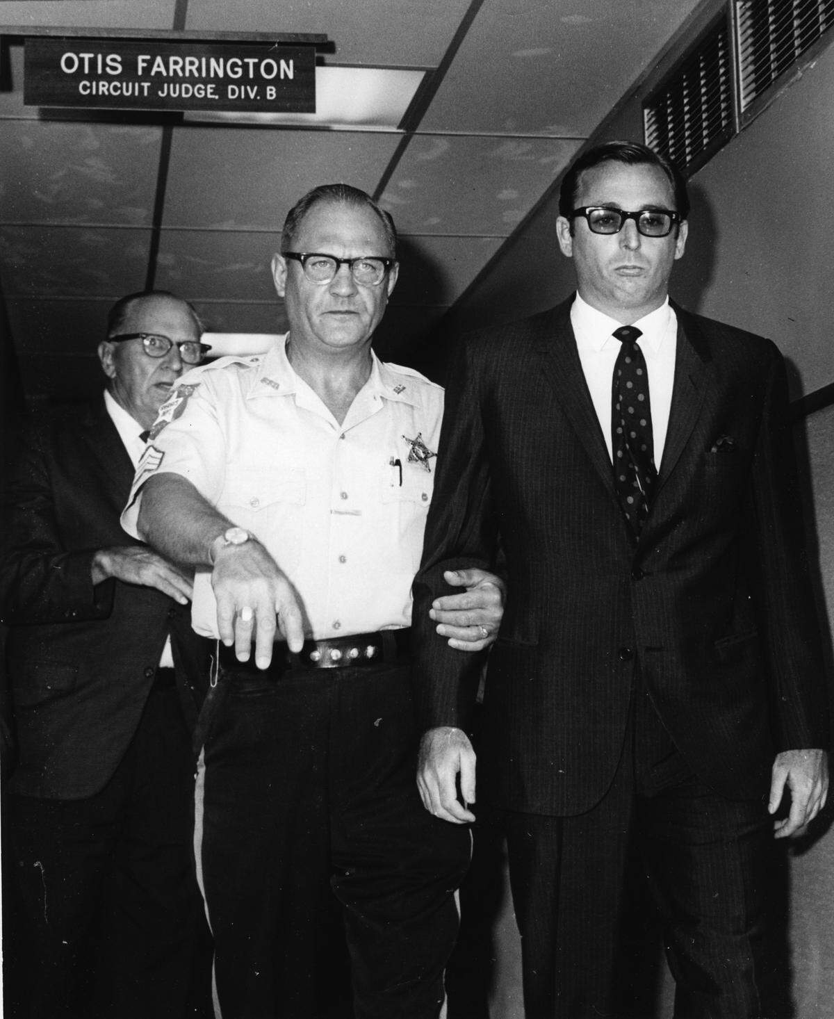Jack “Murph the Surf” Murphy in the Broward County Courthouse in 1968.