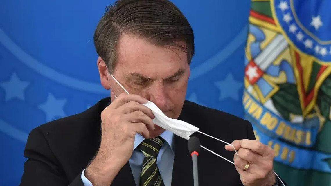 Brazil’s President Jair Bolsonaro has been a face-mask skeptic, rejected science and politicized his response to the coronavirus pandemic.