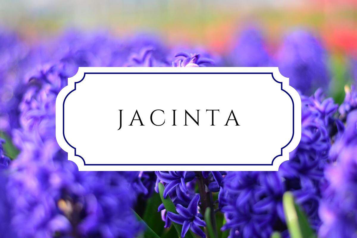 names that mean flower jacinta