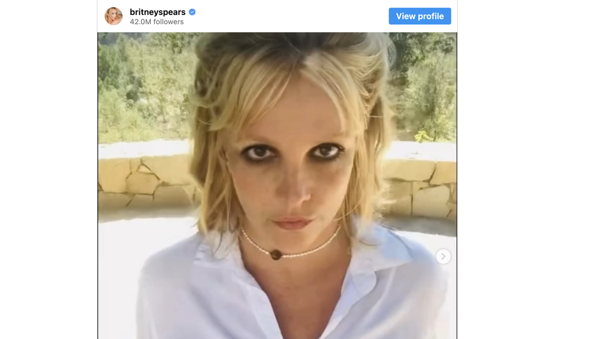 Britney Spears shares again that she has married herself.