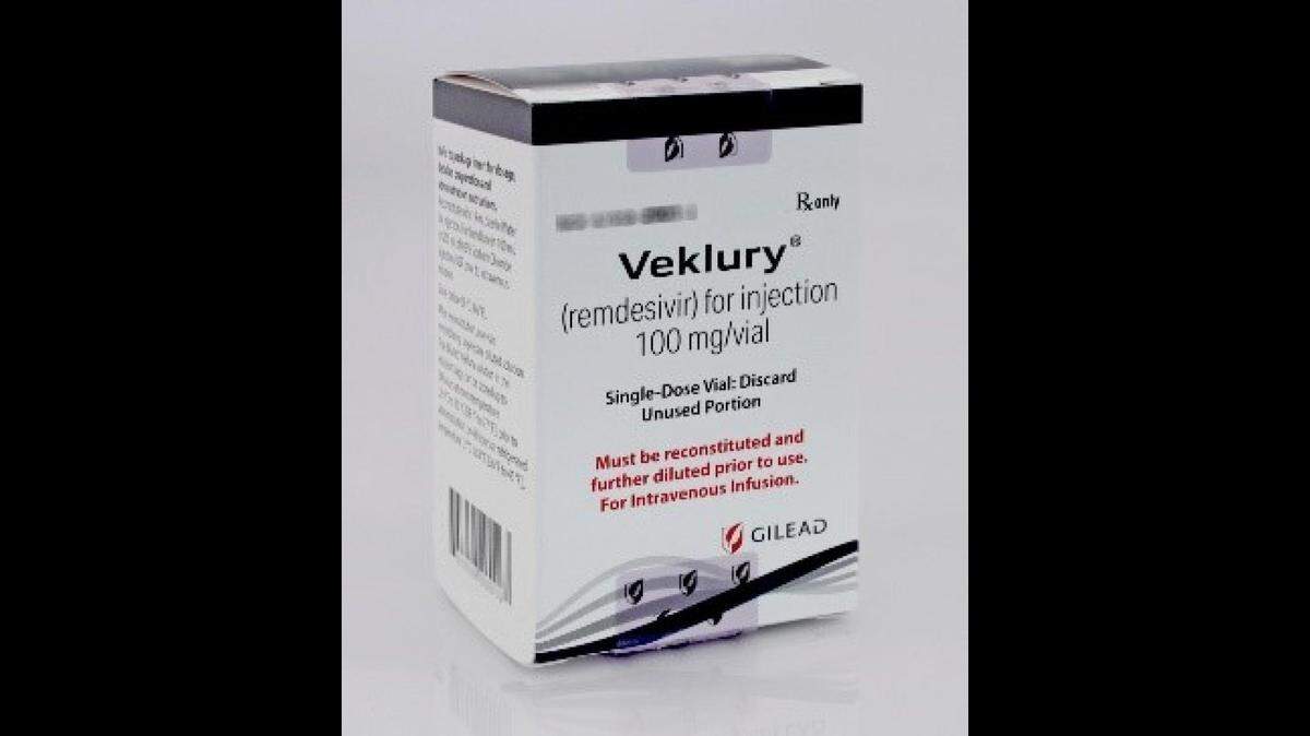 Veklury aka remdesivir 100mg for injection