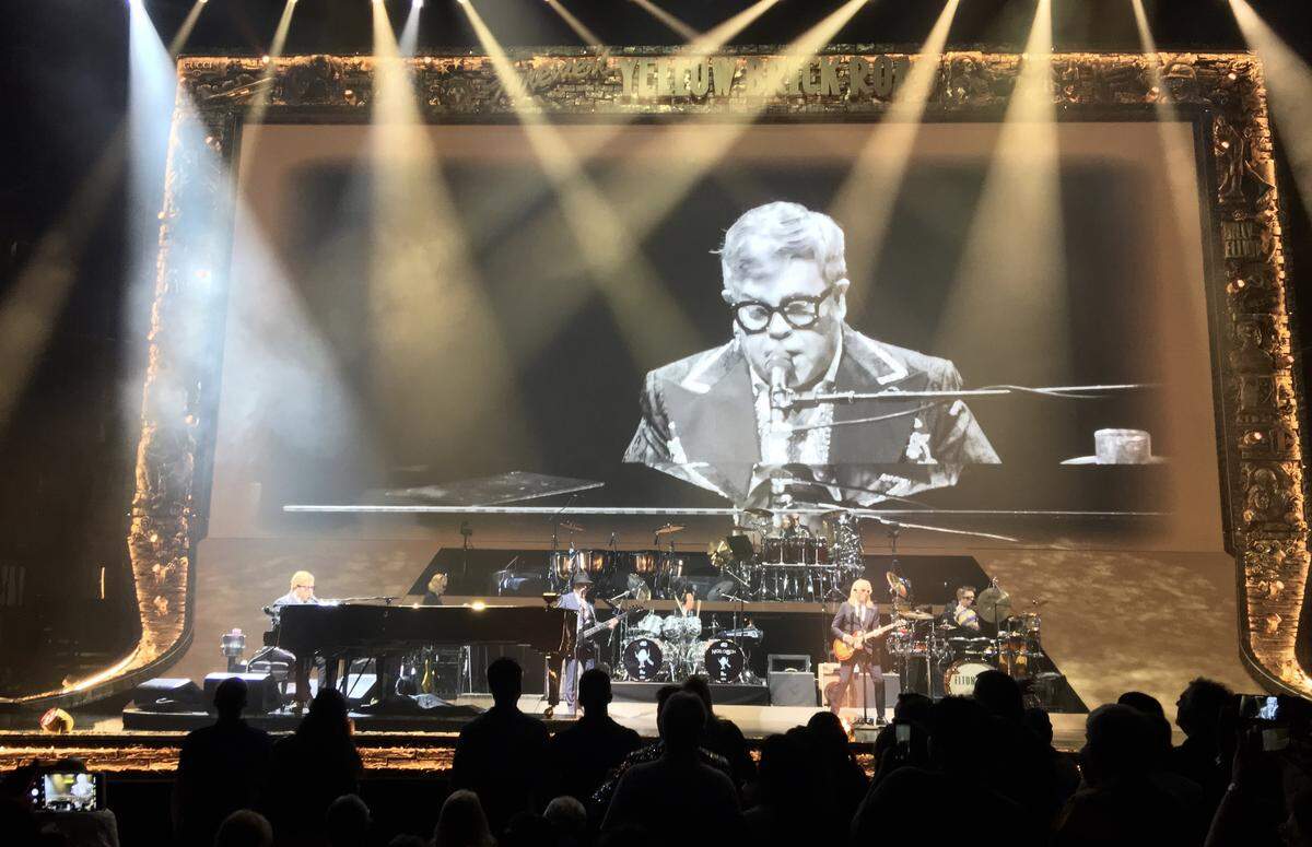 Elton John at Sunrise’s BB&T Center on his Farewell Yellow Brick Tour on March 16, 2019.