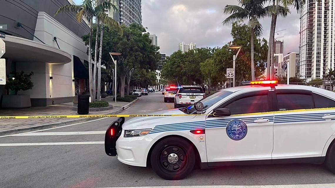 An armed robber was shot and killed in Miami’s Midtown neighborhood on May 31, 2021.