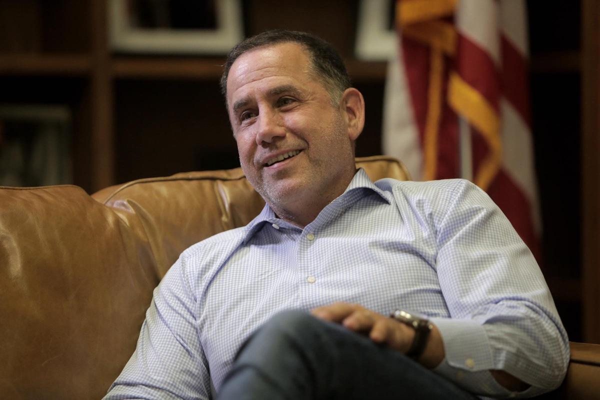 Philip Levine in his gubernatorial campaign headquarters in Miami's Wynwood neighborhood on June 14, 2018.