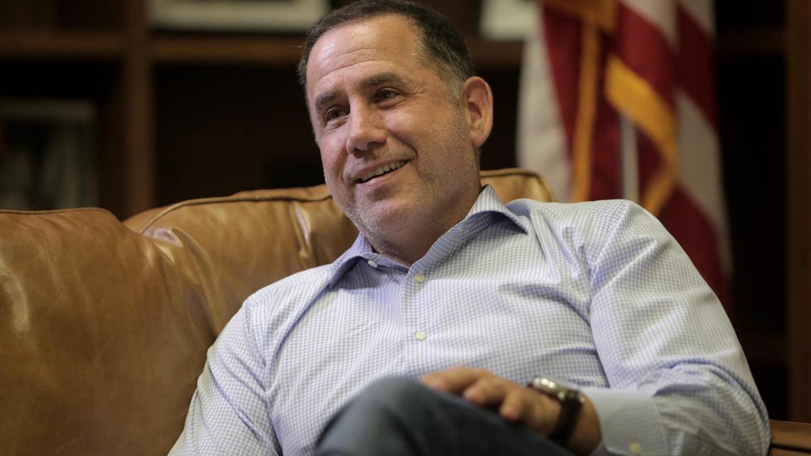 Philip Levine in his gubernatorial campaign headquarters in Miami's Wynwood neighborhood on June 14, 2018.