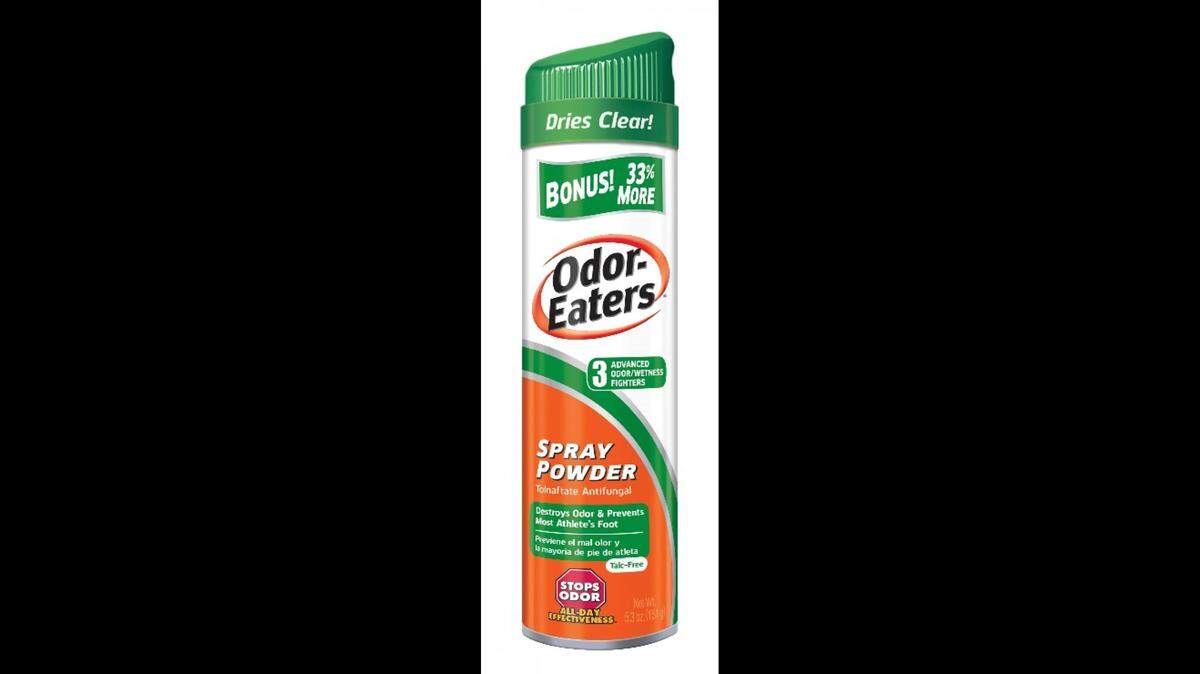 4-ounce and 5.3-ounce cans of Odor Eaters Spray Powder have been recalled