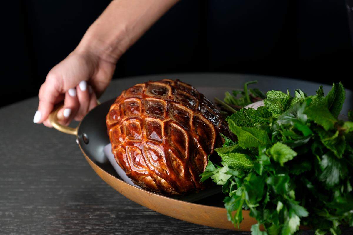Beef Wellington at Laurel in downtown Miami