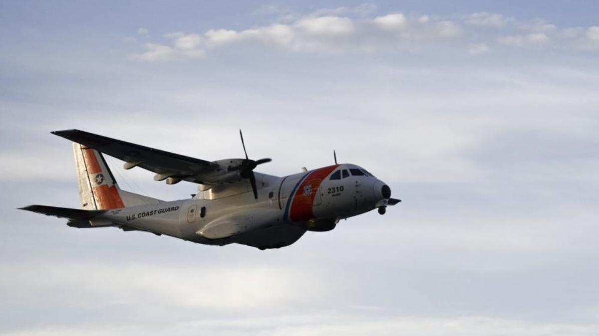 Coast Guard crews, including those of an HC-144 patrol plane, shown in this Dec. 19, 2022, photo, searched for a 20-year-old man who went overboard of the Liberty of the Seas cruise ship near the Bahamas Thursday, April 4, 2024.