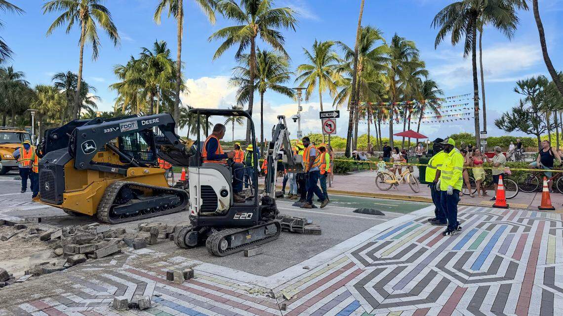 Florida officials gut rainbow crosswalk in South Beach amid statewide crackdown
