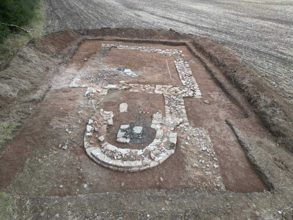 The chapel was relatively small and had evidence of a fire, likely from its destruction in 1524, archaeologists said.