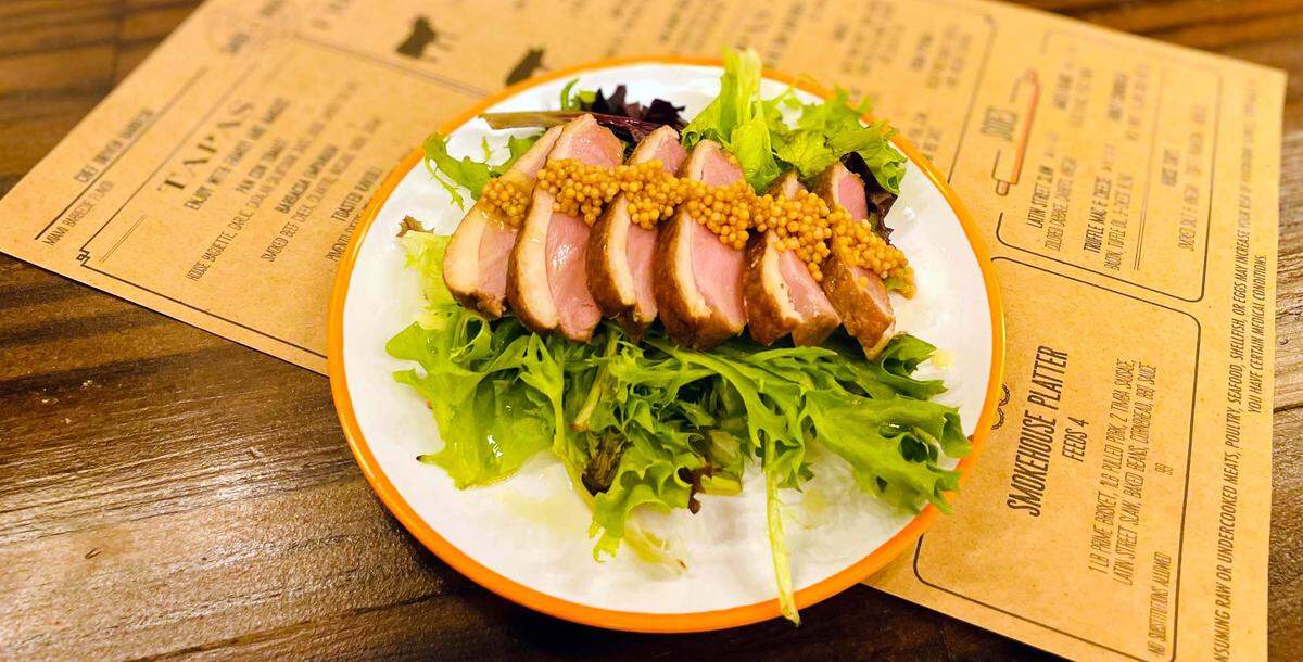Duck charcuterie at the new Smoke & Dough in west Kendall