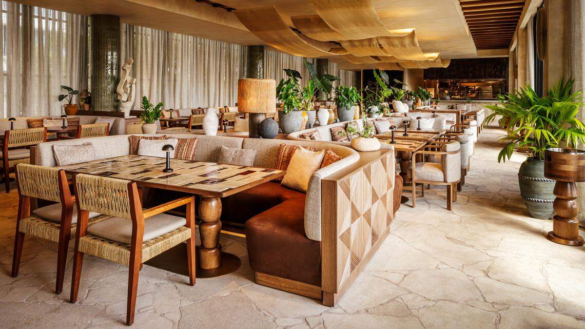 Casa Neos restaurant, a two-story dining establishment that’s part of a 30,000-square-foot development on the Miami River.