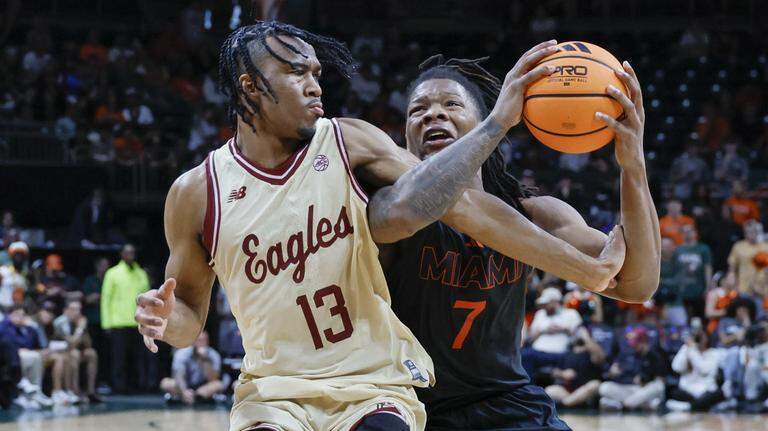 PHOTO GALLERY: Miami Hurricanes defeat Boston College Eagles