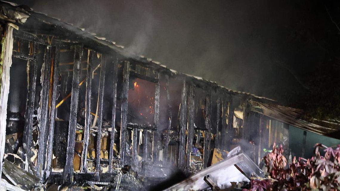 A “horrific” fire that killed four people in the middle of the night was intentionally set by a man who shared the home with his victims, according to Florida investigators.