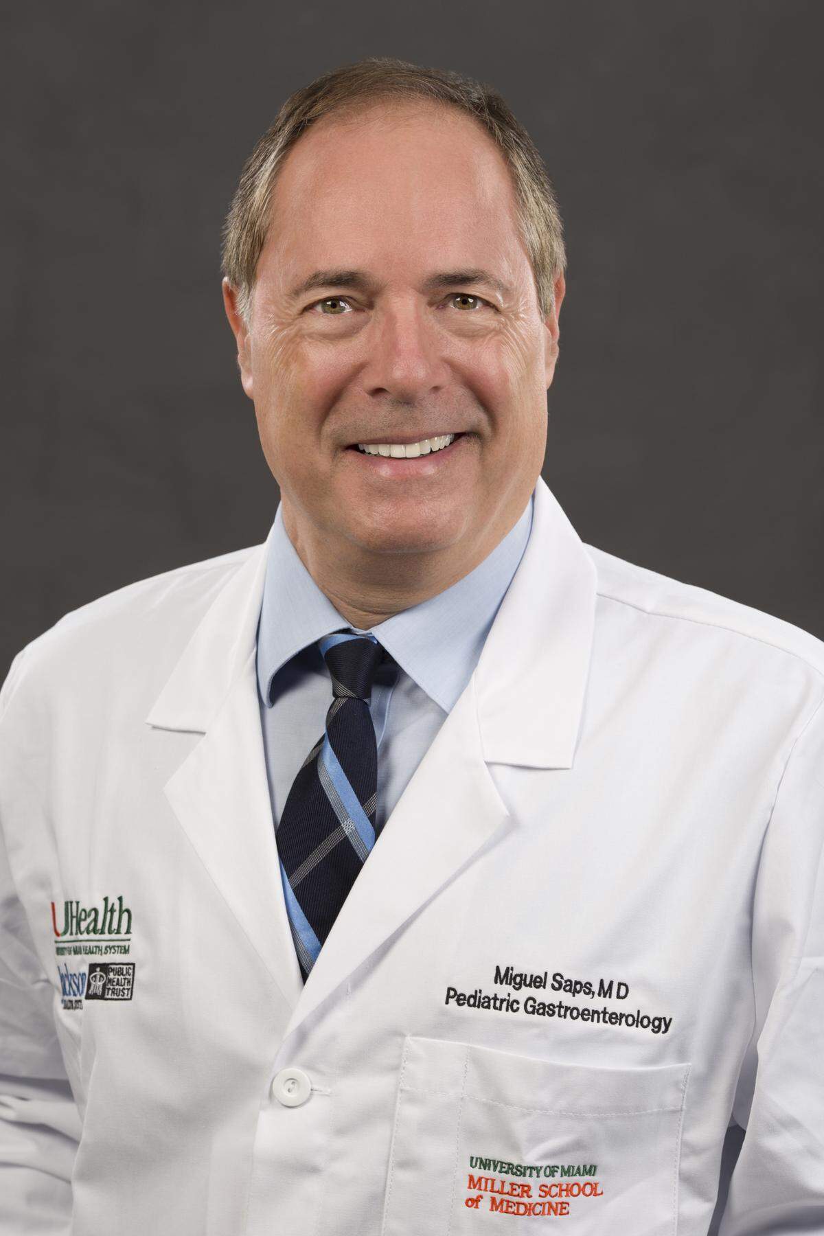Miguel Saps, M.D., is the chief of the division of gastroenterology, hepatology, and nutrition in the University of Miami Health System’s Department of Pediatrics.