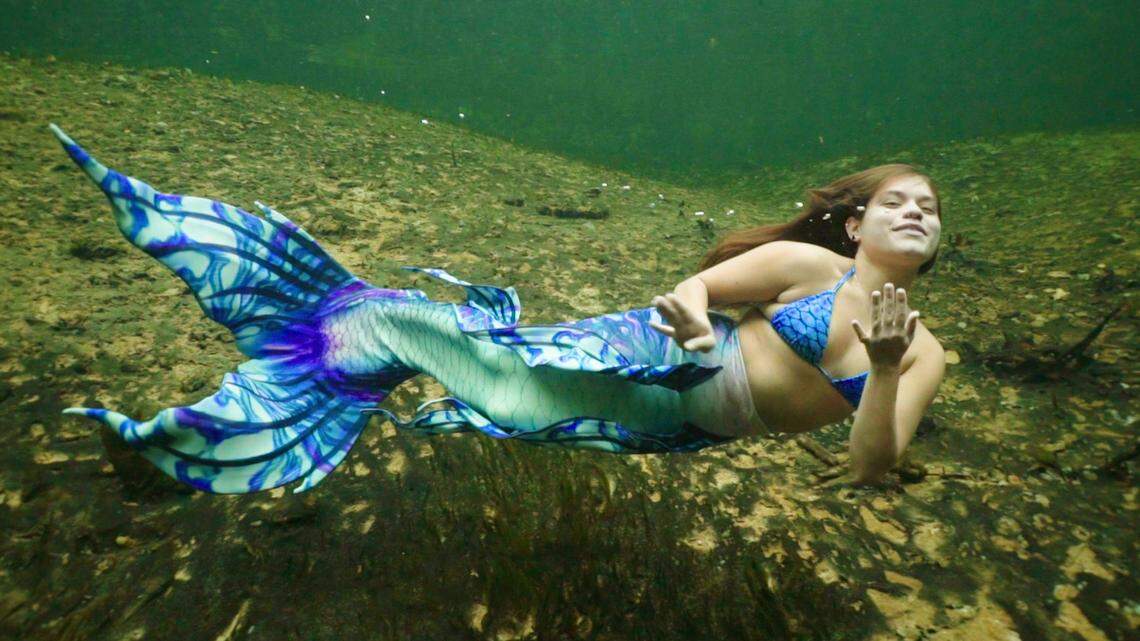 Poe Spring: Michelle Colson, known as Mermaid Michi, has become a leading voice among recreational mermaids to save the springs.
