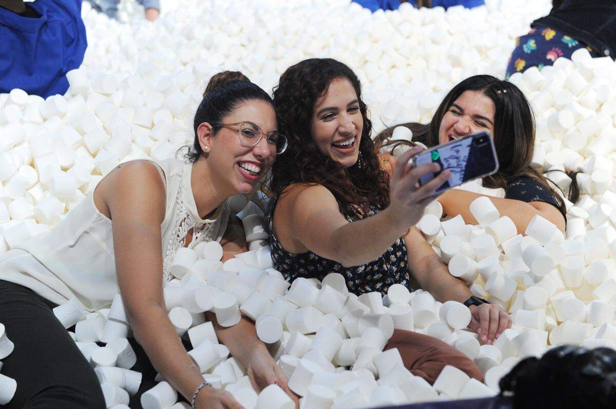 Marshmallow pit at Candytopia Miami