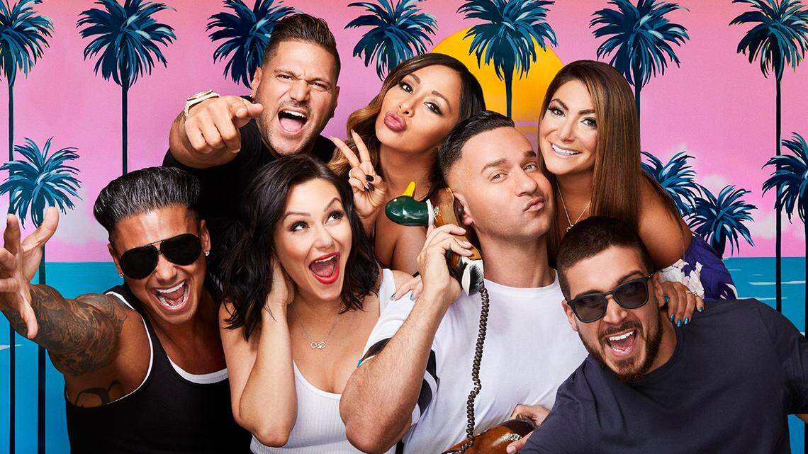 Promotional photo for "Jersey Shore: Family Vacation," which filmed at a short-term rental in Miami early this year.
