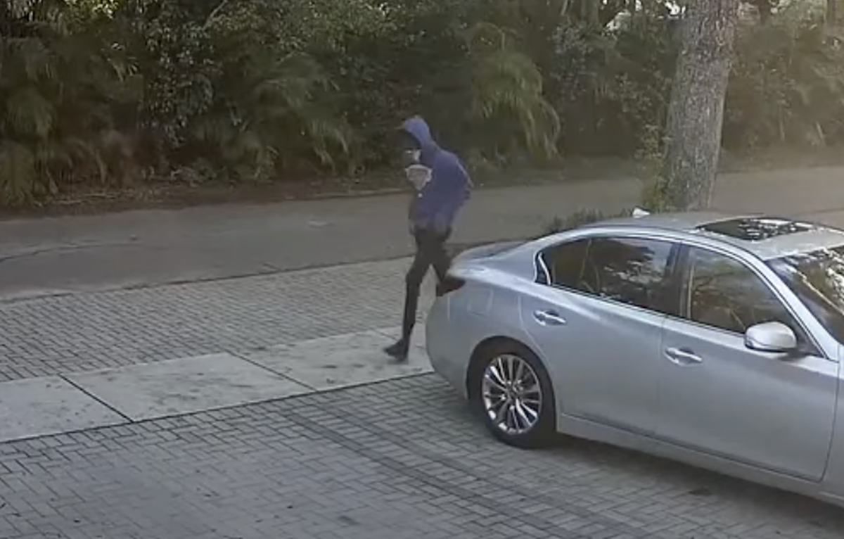 A screenshot of the man police are seeking to identify after a deadly shooting in North Miami.