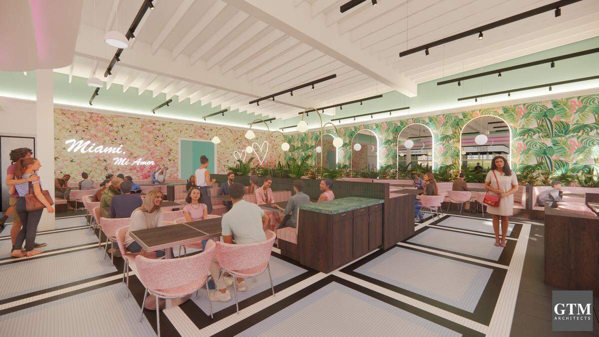 La representación muestra el interior de Sugar Factory que abrirá en Alton Road.
