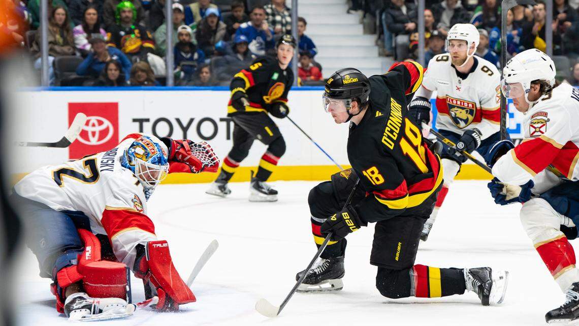 Marco Rossi’s 3-point night dooms Florida Panthers against Vancouver Canucks