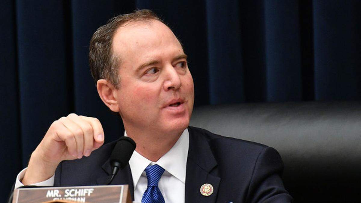 U.S. Rep. Adam Schiff paraphrased at length President Trump’s conversation with the president of Ukraine.
