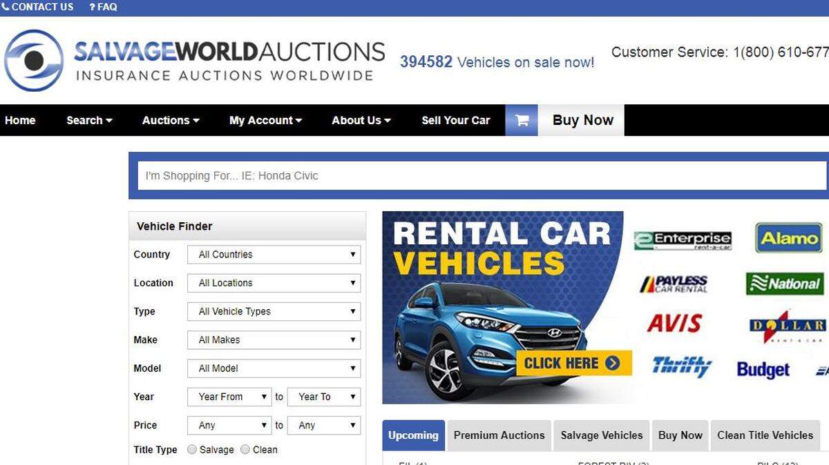 The website federal prosecutors say two Miami Beach residents used to rip off used car buyers