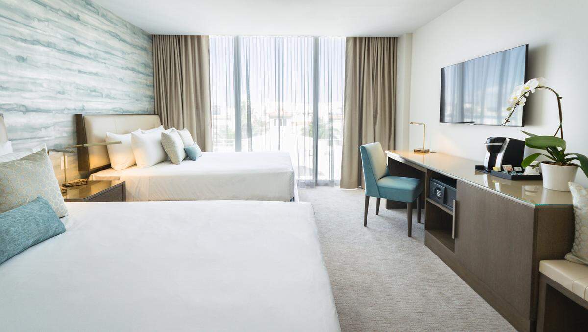 A room at the Berkeley Park Hotel-MGallery in Miami Beach.