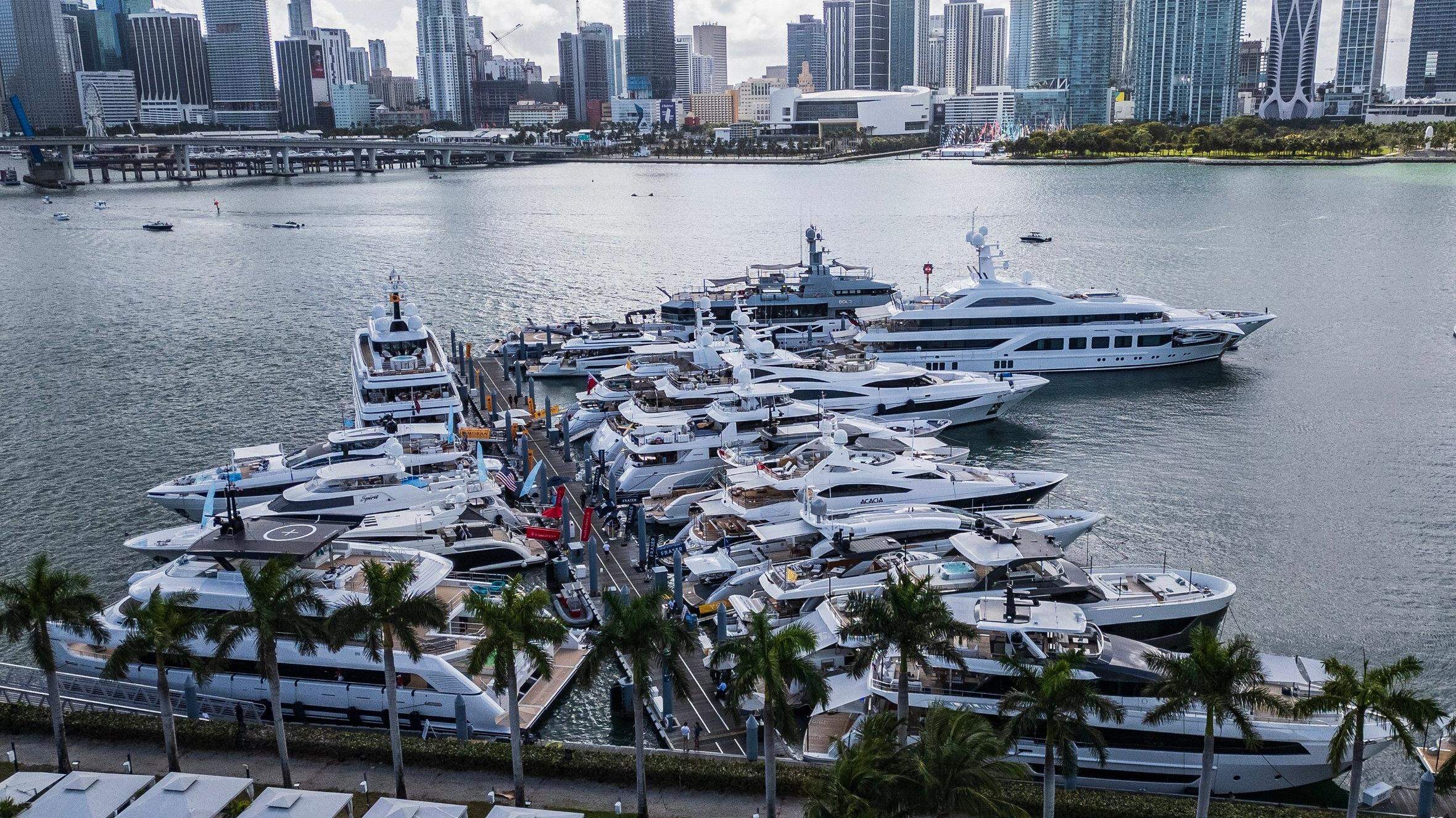Going to the Miami boat show? See how to get to and from the four sites