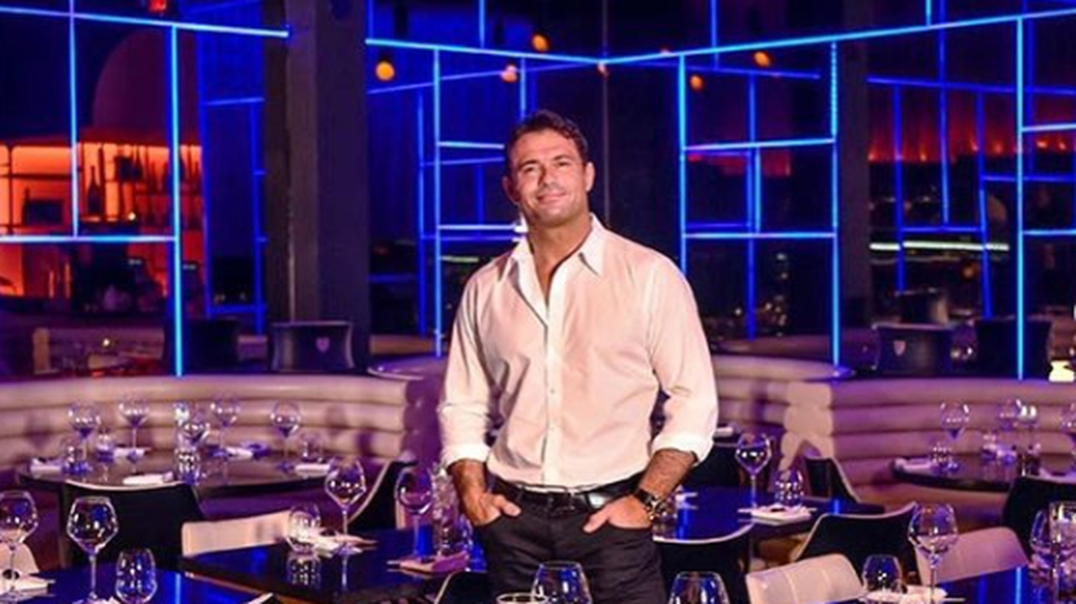 Nightclub impresario Romain Zago at Myn-Tu.