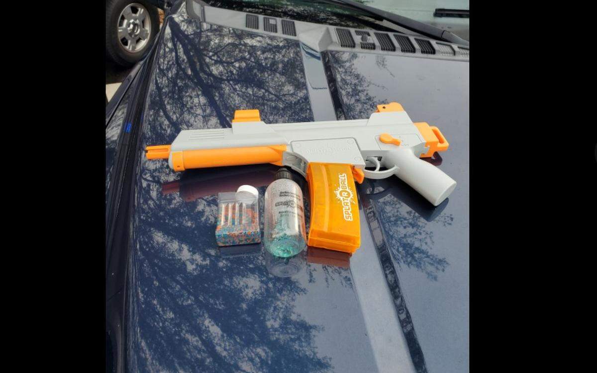 Gun with Orbeez confiscated by deputies with the Volusia County Sheriff’s Office