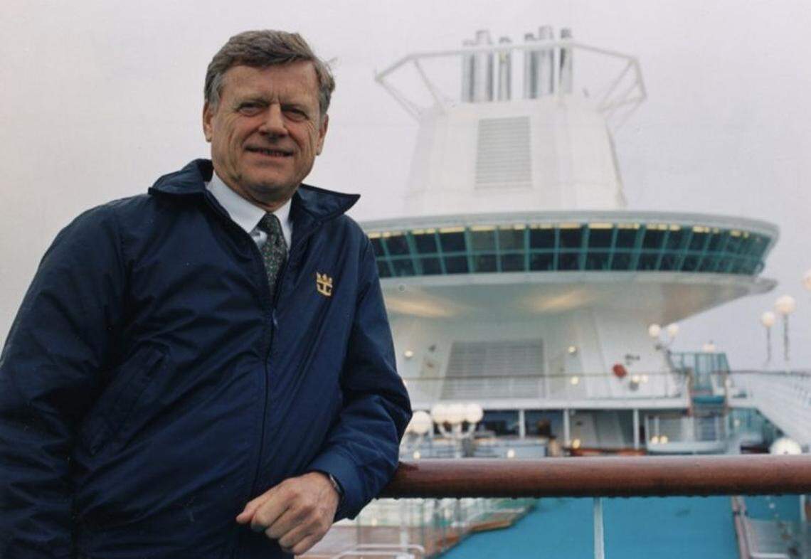 Arne Wilhelmsen, a founder of Royal Caribbean Cruises Ltd., died Saturday, April 11, 2020, in Palma, Spain.