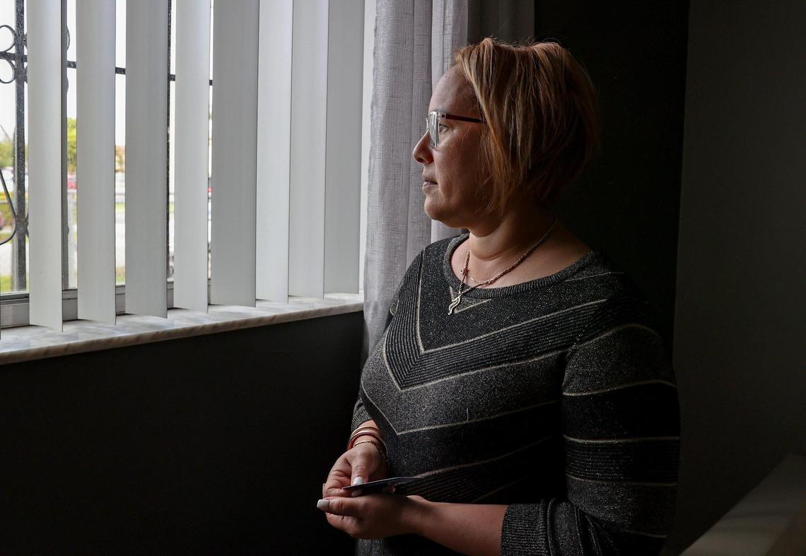 Yudet Perez lives at an apartment building located at 1501 W 42nd St. in Hialeah where her rent is going up by about $600 a month.