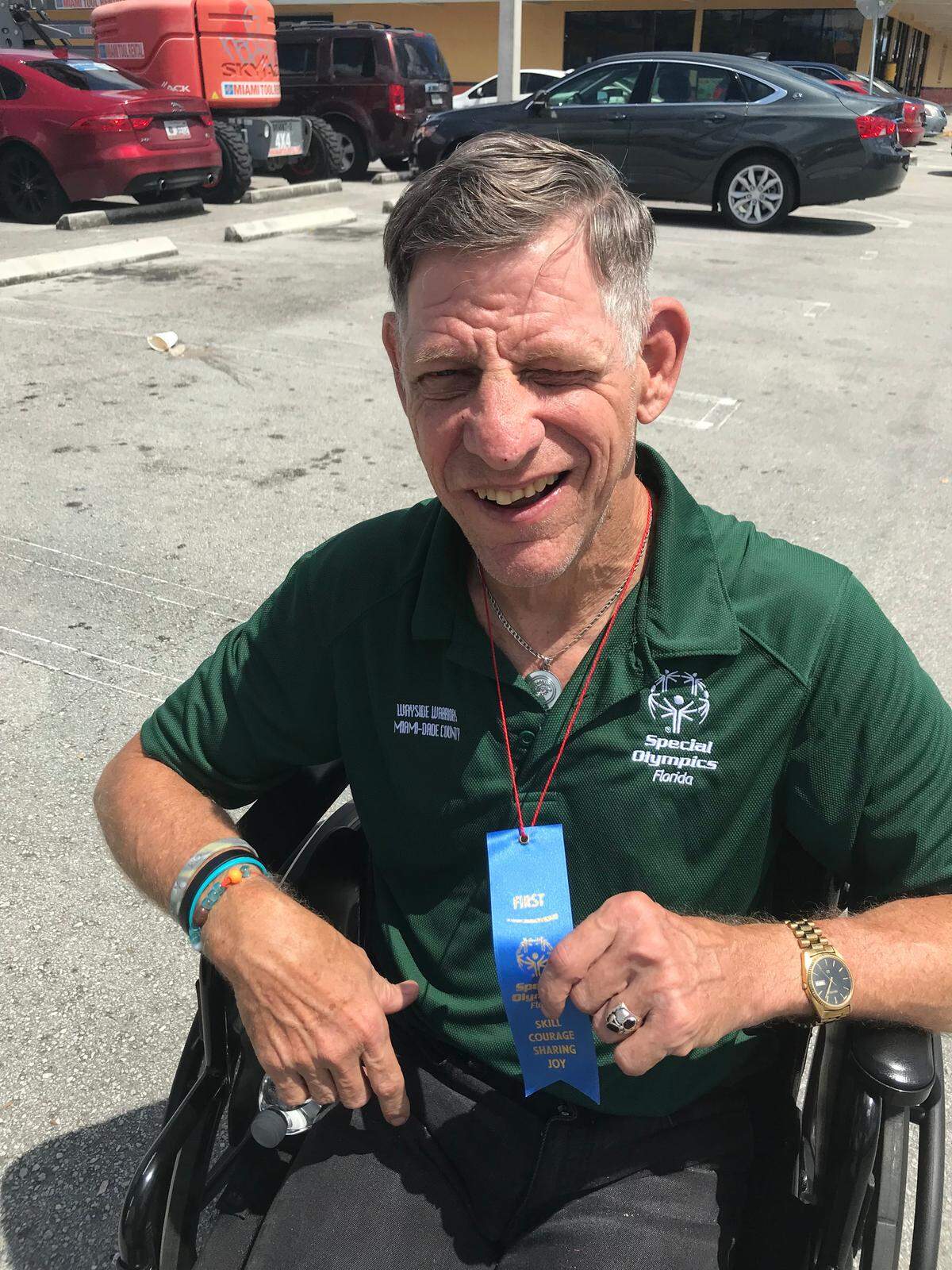 Sidney Goldblum won the Special Olympics in Miami-Dade County for bowling.