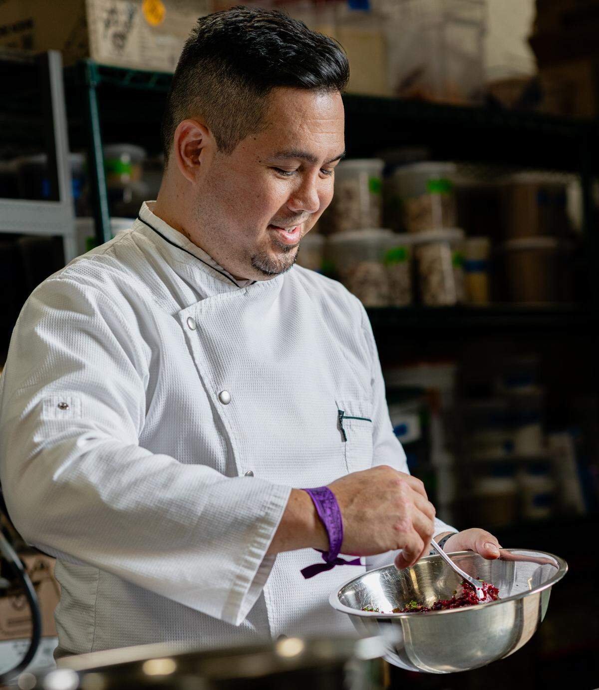 Chef David Robbins of Wyn Wyn at the Arlo Wynwood hotel.