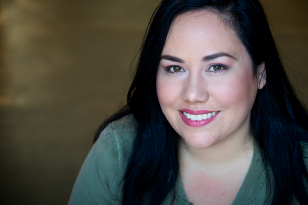 Melissa Almaguer plays Catherine in the Zoetic Stage world premiere of “#Graced” at the Arsht Center. Credit: Dave McMahan