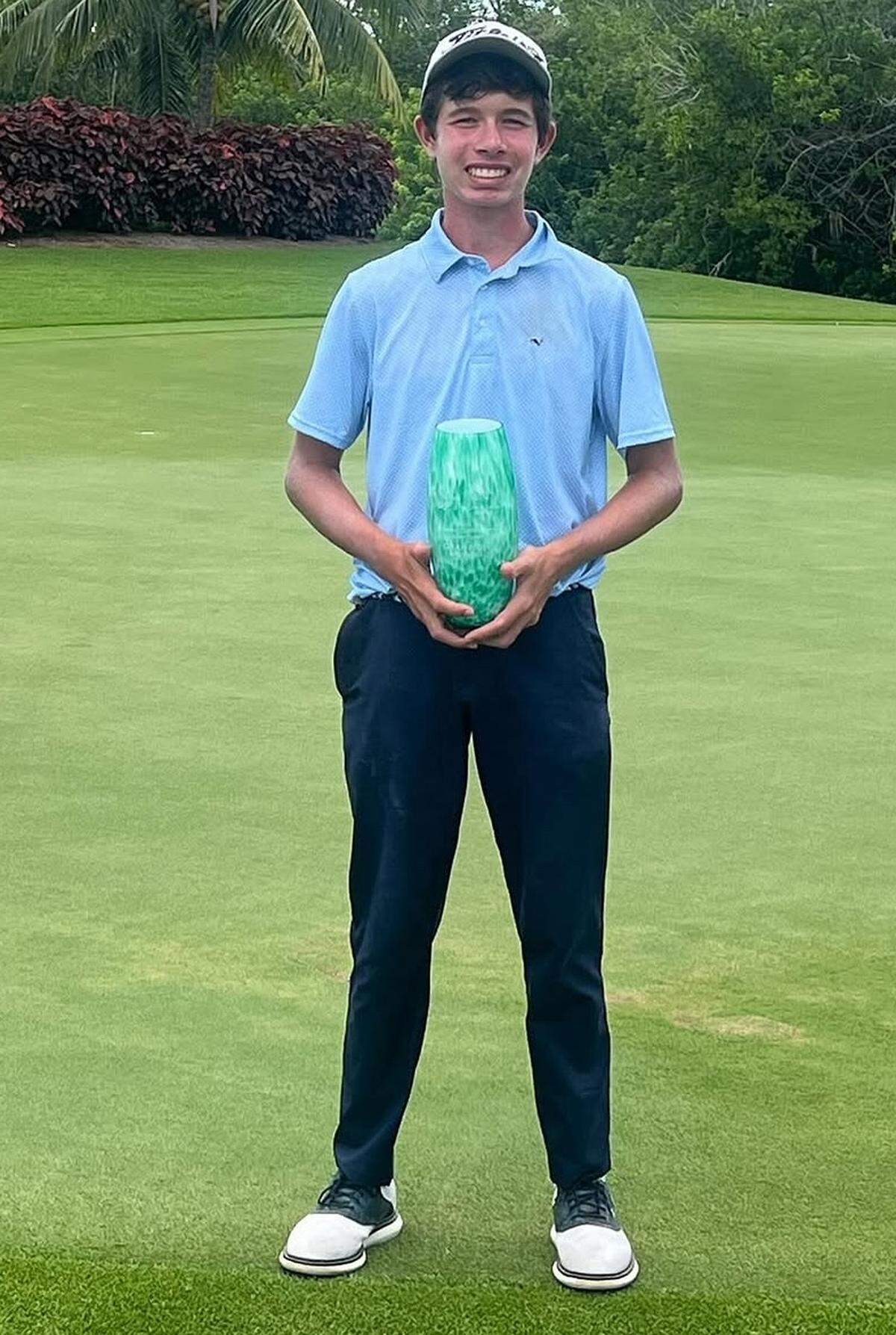 Columbus freshman golfer Sebastian Eterovic should keep the Explorers in the hunt for a return trip to state.