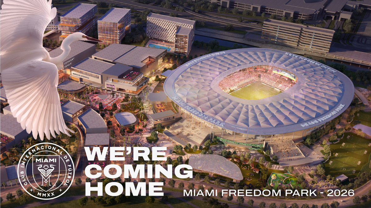 El Inter Miami inicia su cuenta regresiva para la inauguración del Miami Freedom Park Stadium en 2026.
