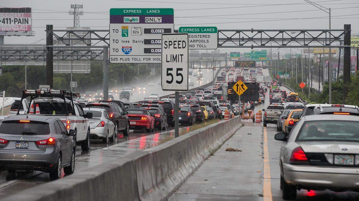 I-95 Northbound traffic.