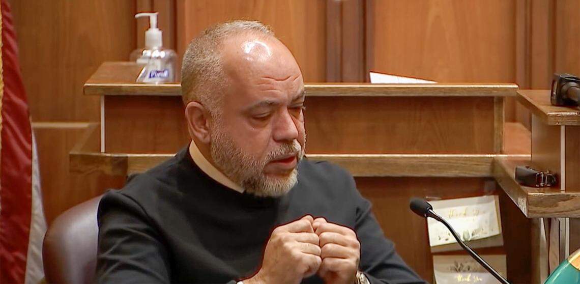 Samir Saidi testifies about his suffering since his wife, Cynthia Orsatelliz, and daughters Sofia, 15, and Maria, 12, were killed in a fiery crash in 2022.